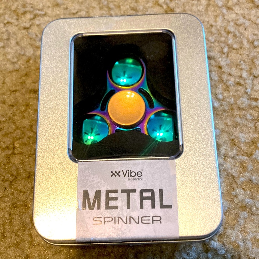 Vibe Metal Rainbow Fidget Spinner